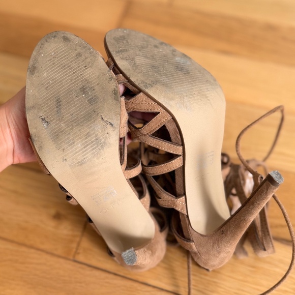 Aldo Suede Caged Heels | Size 6.5 - Picture 5 of 5